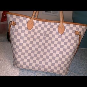 Louis Vuitton Azur MM Neverfull & Wallet